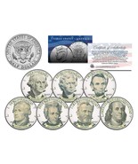 U.S. BANKNOTES PORTRAIT DESIGN *Exclusive* Colorized JFK Half Dollar 7-C... - $29.95