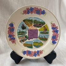 Vintage New Mexico Decorative Ceramic Collectors State Plate Souvenir 7” - £6.22 GBP