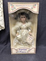 Angelina Collection By Hollylane Porcelain Doll 2004 17&quot; Long - In Original Box - £21.28 GBP