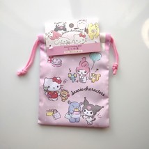 NWT Sanrio Mini Cosmetic Cinch Bags, Hello Kitty, Kuromi, Cinammoroll, My Melody - £7.07 GBP