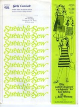 Stretch &amp; Sew 904 Girls&#39; Camisole Top Dress Jumper Chest 21-27 Ann Person Vtg - £8.97 GBP