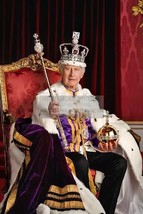 King Charles Iii Coronation Royal Crown And Scepter 4X6 Photo Postcard - £6.46 GBP