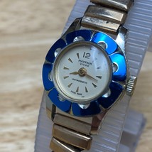 Vintage Mayfair VIVAX Lady  Aluminum Swiss Hand-Wind Mechanical Watch~Run &amp; Stop - £10.39 GBP