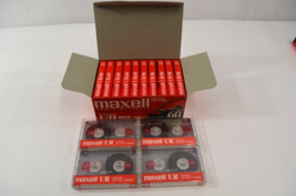 Maxell Blank Audio Tape Cassettes Lot Normal Bias 60 90 120 Min Blank SEALED - £30.11 GBP