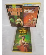 SCI-FI BOOK LOT OF 3 VINTAGE RETRO NOVEL SET SEEDS OF CHANGE WARRIOR&#39;S W... - $41.13 CAD