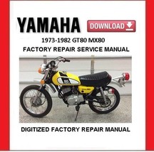 1973-1982 YAMAHA GT80 MX80 Factory Service Repair Manual - £15.98 GBP