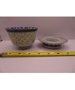 Fine Chinese Porcelain Bowl with Stand – Hand Painted Famille Verte Styl... - €412,54 EUR