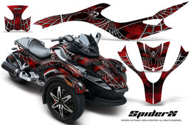 CAN-AM Brp Spyder Rs Gs Graphics Kit Creatorx Decals Spiderx Red B - $387.95