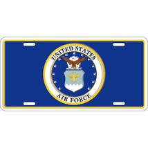 U.S. Air Force Logo License Plate Light Blue - £24.76 GBP