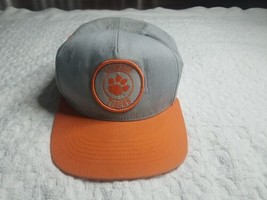 Men&#39;s Top of the World Gray/Orange Clemson Tigers Rob Trucker Adjustable Hat - £10.65 GBP