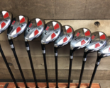 DEMO Left Handed Majek Golf Clubs TALLL LADY Hybrid Set #3-PW Graphite 2... - $431.15