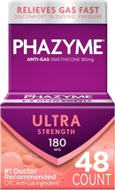Phazyme Ultra Strength Gas &amp; Bloating Relief, Works in Minutes, 48 Fast ... - $24.99