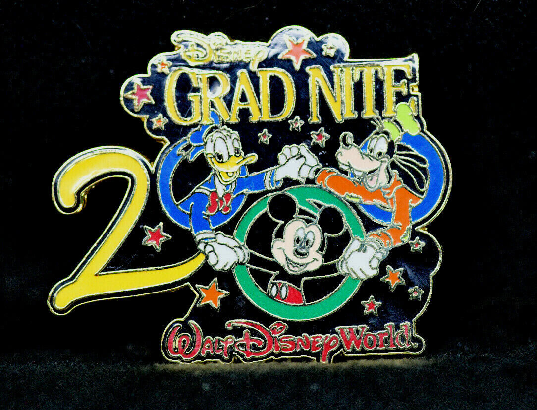 Primary image for Disney 2000 WDW Grad Nite Featuring Mickey, Donald and Goofy Pin #1611