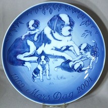 Bing &amp; Grondahl 2004 Mother&#39;s Day Jubilee Plate - Saint Bernard &amp; Puppies w/Box! - £32.03 GBP