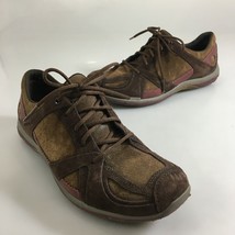Merrell 7 Aria Coffee Bean Brown Suede Gym Shoes Sneakers Athletic Kicks - $29.89