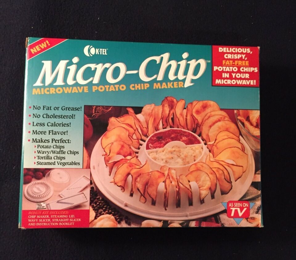 K-TEL Micro-Chip Microwave Potato Chip Maker, As seen on TV - NEW - $5.75