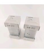 (Lot of 2) IKEA GRONO Desk Bedside Lamp Cube Accent Frosted Glass White ... - $55.15
