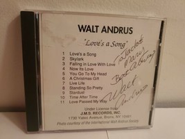 Walt Andrus - Love&#39;s a Song (CD, 1990, JMS Records) JMS 10010 SIGNED - £28.39 GBP