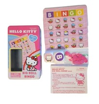 Hello Kitty Big Roll Bingo Game COLLECTIBLE TIN Complete EUC Mint! - $14.99