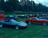35mm Slide Vintage Corvettes in Field 1980s Kodachrome Car63 - $10.84