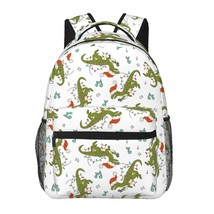 cartoon Dinosaur school backpack  bookbags dino schoolbag for boys  kids  - £21.44 GBP