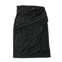 NWT MM. Lafleur Soho Pencil in Black Ruched Stretch Jersey Pull-on Skirt L $140 - £57.11 GBP