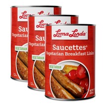 Loma Linda - Saucettes (15 oz.), (3 Pack) - Plant Based - Vegetarian Links - $29.95