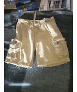 Aeropostale Shorts Mens 34 Khaki A87 Authentic Cargo Drawstring Baggy Re... - €20,71 EUR
