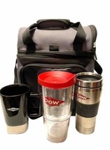 Double Layer Cooler Lunchbox W DOW Emergency Response And 3 Pc Drinkware... - $30.00