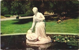 Postcard The Finding Of Moses Fountain California CA Forest lawn memoria... - $5.69