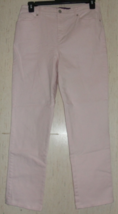 EXCELLENT WOMENS Gloria Vanderbilt Amanda LIGHT PINK JEANS  SIZE 12 - £22.44 GBP