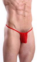 Cocksox men's mesh slingshot brief in Fiery Red - size S - £23.66 GBP