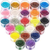 12 Colors Glitter Set, Fine Glitter for Resin, Arts and Craft Supplies Glitter - £17.17 GBP