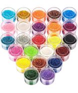 12 Colors Glitter Set, Fine Glitter for Resin, Arts and Craft Supplies G... - £16.52 GBP