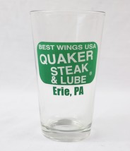 VINTAGE Quaker Steak &amp; Lube Erie Pennsylvania Beer Pint Glass - $19.79