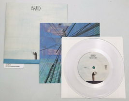 Braid - Kids Get Grids b/w Because I Am - 7&quot; 2015 45 RPM Single, Clear Disc - £9.58 GBP