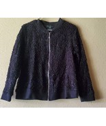 Simply Styled Women&#39;s Embroidered Bomber Jacket Women&#39;s size XL Black Onyx - £17.69 GBP