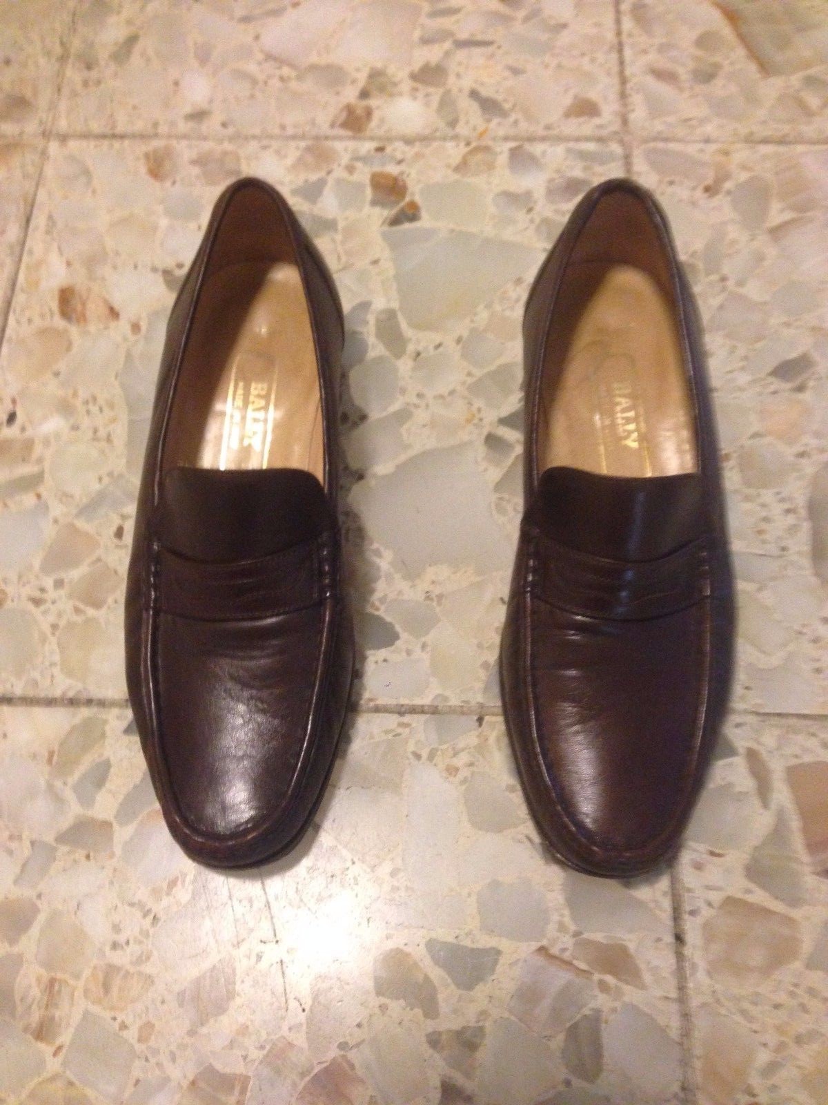 Bally Roberto Slipper Slip On Schuhe HERREN Größe 7.5 M Leder Item image 2
