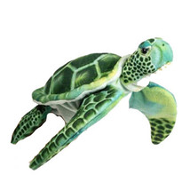 Sea Turtle Puppet Stuffed Toy (Green) - £41.79 GBP