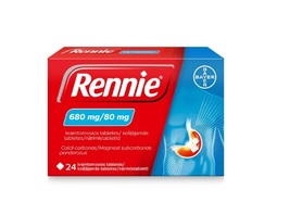 Rennie 680 mg/80 mg, 24 tablets - $16.99