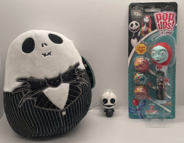 Nightmare before Christmas Jack Skellington squishmallow Sally &amp; ornament New - £18.36 GBP