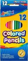 LIQUI-MARK 12 Pack Pre-Sharpened 7&quot; Colored Pencils - Assorted Colors 3 ... - $254.98 MXN
