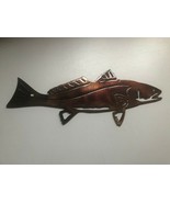 Red Fish - Metal Wall Art - Copper 20&quot; wide - $43.68