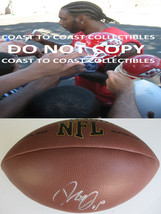 Dwayne Bowe LSU Tigers Kansas City Chiefs signed autographed football CO... - £81.69 GBP