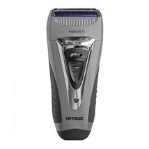 Optimus Curve Rechargeable Triple Wet/Dry Men&#39;s Shaver in Black and Silver - $1,688.53 MXN