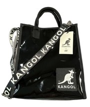 Kangol x H&amp;M Shoulder Bag Black Patent NWT Free Shipping US Seller - £36.34 GBP