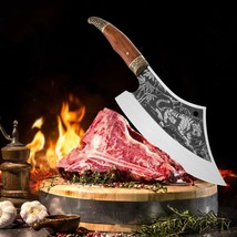 16.5inch Handmade Chinese kitchen Chef Knife Multifunctional Meat Cleaver - £45.82 GBP