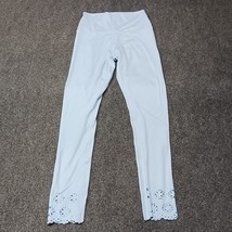 Glyder Athletic Yoga Leggings Women Small Blue Stretch Nylon Spandex Ankle - $18.02