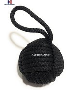 NauticalMart Nautical 5&quot; Black Knot Door Stopper - $1,104.48 MXN