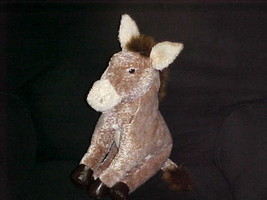 15&quot; Rare Folkmanis Donkey Hand Puppet Plush Toy Folktails Retired  - £78.84 GBP
